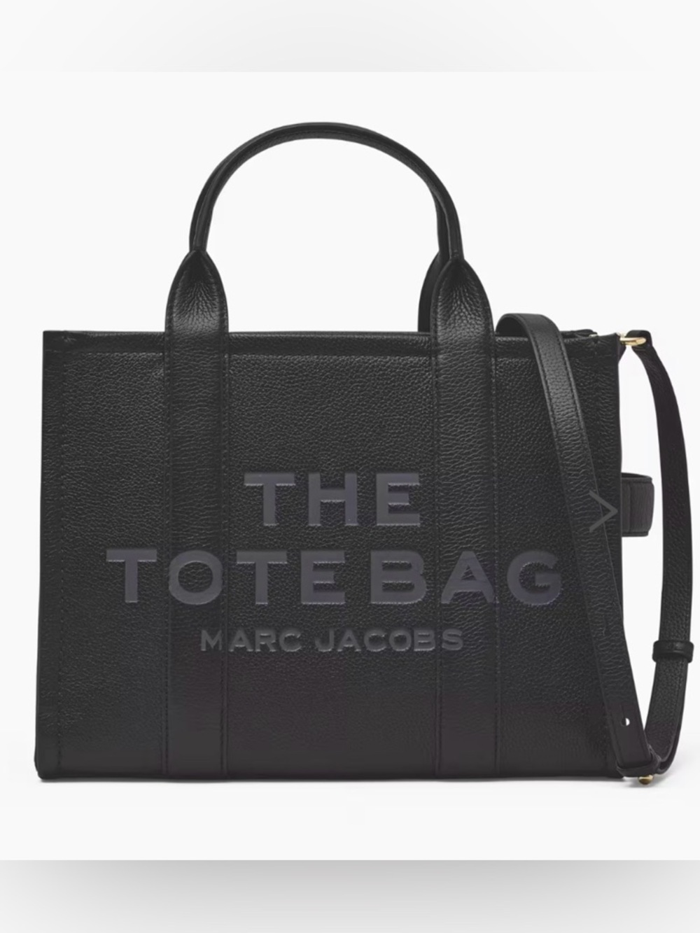 Marc Jacobs Black The Tote Bag Duffel